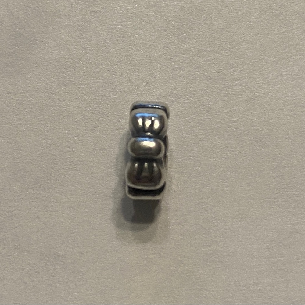 Pandora Sterling Silver Bow Slider Charm